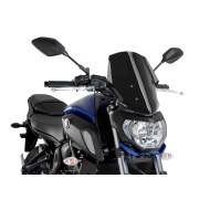 Ζελατίνα PUIG New Generation Naked Touring Yamaha MT-07 18-20 μαύρη