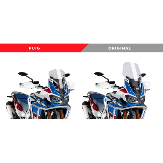 Ζελατίνα Puig Sport Honda CRF 1000L Africa Twin/Adventure Sports διάφανη