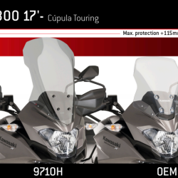 Ζελατίνα Puig Touring Kawasaki Versys X-300 διάφανη