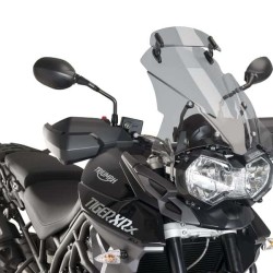 Ζελατίνα Puig Touring ρυθμιζόμενη με σπόιλερ Triumph Tiger 800/XC/XR ελαφρώς φιμέ -17