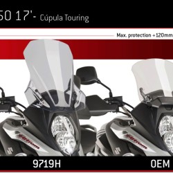 Ζελατίνα Puig Touring Suzuki DL 650 V-Strom 17- διάφανη