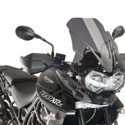 Ζελατίνα Puig Touring ρυθμιζόμενη Triumph Tiger 800/XC/XR σκούρο φιμέ -17