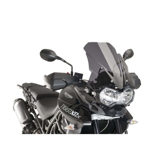 Ζελατίνα Puig Touring ρυθμιζόμενη Triumph Tiger 800/XC/XR σκούρο φιμέ -17