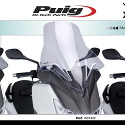 Ζελατίνα Puig V-Tech Touring Yamaha X-Μax 125-250 14- ελαφρώς φιμέ