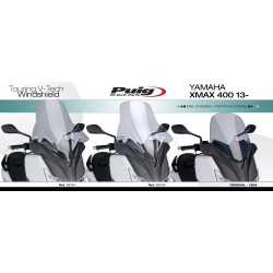Ζελατίνα Puig V-Tech Touring Yamaha X-Μax 250 14-16 σκούρο φιμέ