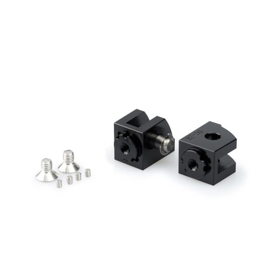 Ρυθμιζόμενος αντάπτορας για τα μαρσπιέ του αναβάτη, μαύρος, PUIG 20248N Ρυθμιζόμενος αντάπτορας για τα μαρσπιέ του αναβάτη, μαύρος, PUIG 20248N