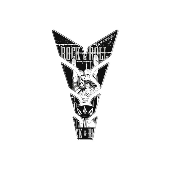 Προστατευτικό ρεζερβουάρ Rock & Roll, μαύρο, PUIG 20595N Προστατευτικό ρεζερβουάρ Rock & Roll, μαύρο, PUIG 20595N