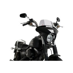 Ζελατίνα Touring Batwing SML φιμέ PUIG 21050H HARLEY DAVIDSON: DYNA STREET BOB FXDB-I 2006-17