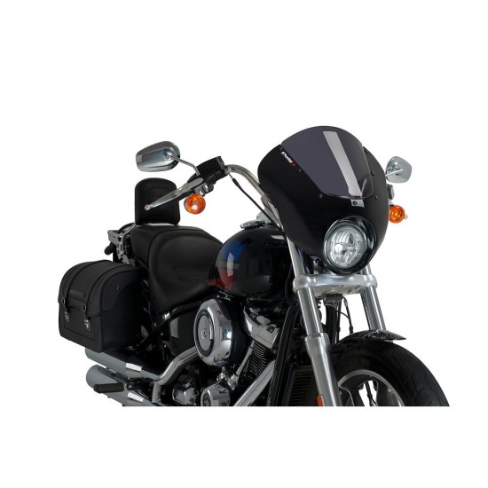 Ζελατίνα Dark Night Σκούρο Φιμέ PUIG 21096F HARLEY DAVIDSON: SOFTAIL LOW RIDER FXLR 2018-20