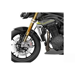 Επέκταση μπροστινού φτερού, μαύρη, PUIG 21171N TRIUMPH: DAYTONA 660 2024-, SPEED TRIPLE 1200 RR 2022-, SPEED TRIPLE 1200 RS 2021-