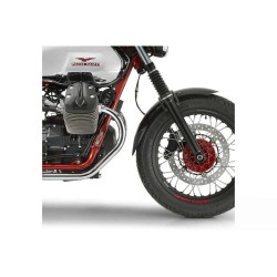 Επέκταση μπροστινού φτερού, μαύρη, PUIG 21173N MOTO GUZZI: V7 850 SPECIAL 2021-, V7 III STONE 750 2017-22, V7 IV 850 CENTENARIO 2021-23