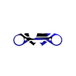 Προστατευτικό τιμονιού Radikal, μπλε, PUIG 21381A KTM: RC125 2022-, RC390 2022-