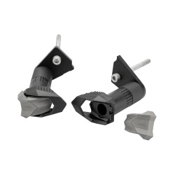 R19 Προστατευτικά πλαισίου, μαύρα, PUIG 21601N CFMOTO: 650NK 2017-