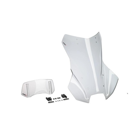 Ζελατίνα Touring Plus με γείσο, φιμέ, PUIG 21796H Ζελατίνα Touring Plus με γείσο, φιμέ, PUIG 21796H