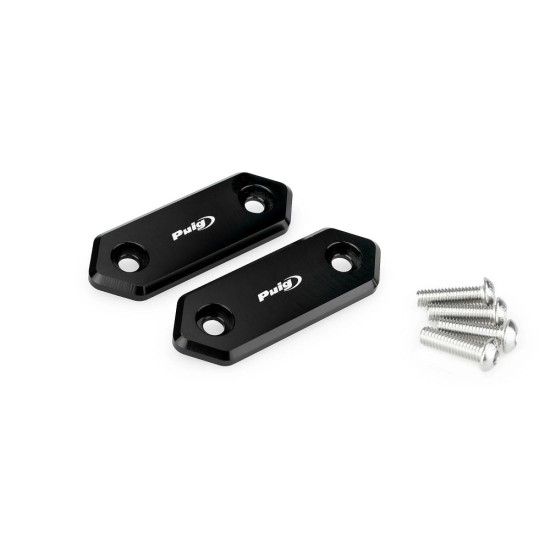 Κάλυμματα καθρεφτών , μαύρα, PUIG 21798N KAWASAKI: NINJA 500 2024-, NINJA E-1 2024-, ZX-4R NINJA 2024-