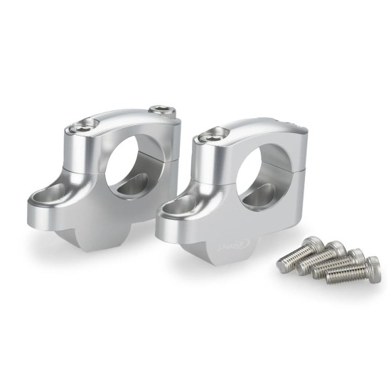 Αποστάτες Pullback Silver PUIG 21801P BMW: R 1250 GS TRIPLE BLACK 2021-23, R1200GS 2013-18, R1250GS 2018-24