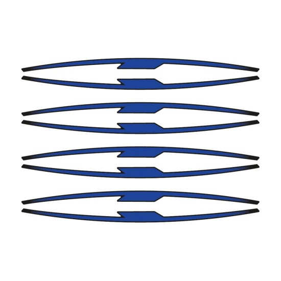 Λωρίδες ζάντας Performance Blue της PUIG 21833A Λωρίδες ζάντας Performance Blue της PUIG 21833A