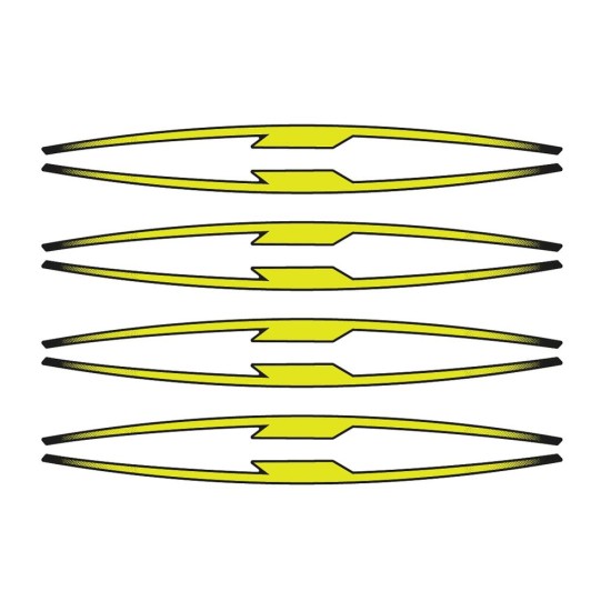 Λωρίδες ζάντας Performance Yellow PUIG 21833G