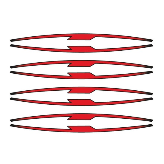 Λωρίδες ζάντας Performance Red της PUIG 21833R Λωρίδες ζάντας Performance Red της PUIG 21833R