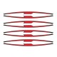 Λωρίδες ζάντας Performance Red της PUIG 21833R Λωρίδες ζάντας Performance Red της PUIG 21833R