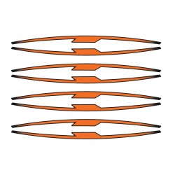 Λωρίδες ζάντας Performance Orange PUIG 21833T
