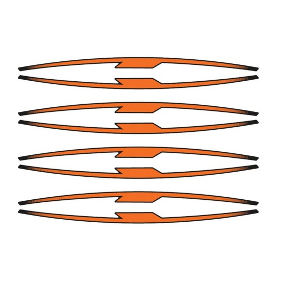 Λωρίδες ζάντας Performance Orange PUIG 21833T