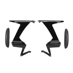 Πλευρικά spoilers αγώνων, μαύρα, PUIG 21858N KAWASAKI: ZX-6R NINJA 2024-