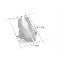 Ζελατίνα V-Tech Line Touring φιμέ PUIG 21926H SUZUKI