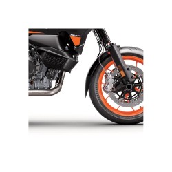 Επέκταση μπροστινού φτερού, μαύρη, PUIG 22019N KTM: 890 SMT 2023-