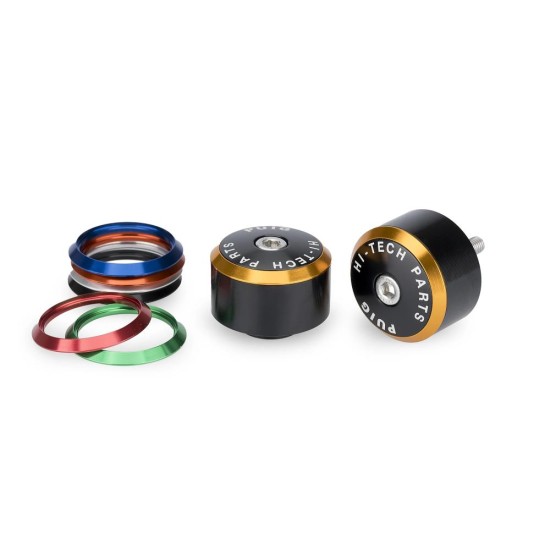 Αντίβαρα τιμονιού Balance, μαύρα, PUIG 22239N APRILIA: RS 457 2024-, RS125 2021-, TUONO 125 2024- Αντίβαρα τιμονιού Balance, μαύρα, PUIG 22239N APRILIA: RS 457 2024-, RS125 2021-, TUONO 125 2024-