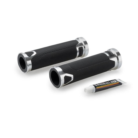 Χερούλια Revving Grips Silver PUIG 22272P Χερούλια Revving Grips Silver PUIG 22272P
