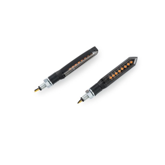 Thin 2.0. Φώτα Turn Lights Black PUIG 22343N Thin 2.0. Φώτα Turn Lights Black PUIG 22343N