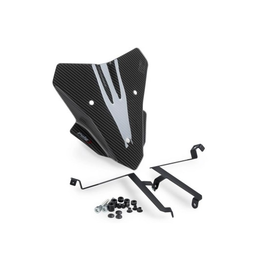 Ζελατίνα PUIG νέας γενιάς με Carbon look για sport χρήση 22381C HONDA: CB1000 HORNET 2025- Ζελατίνα PUIG νέας γενιάς με Carbon look για sport χρήση 22381C HONDA: CB1000 HORNET 2025-