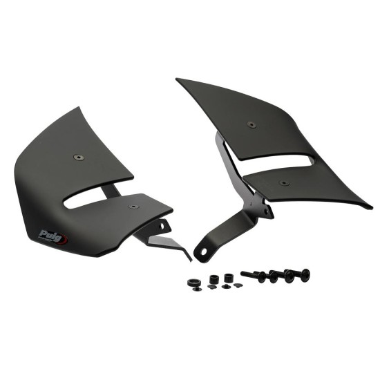 Spoilers D12 Μαύρο ματ PUIG 22445J KAWASAKI: Z900 2025-, Z900SE 2025-