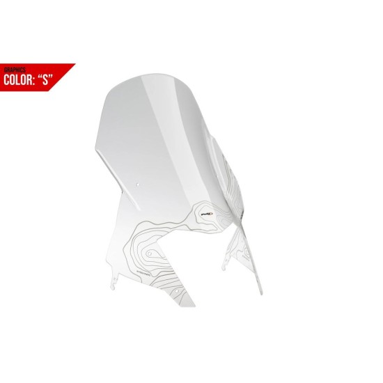 Ζελατίνα για αγώνες PUIG 22515S YAMAHA: TENERE 700 2025-