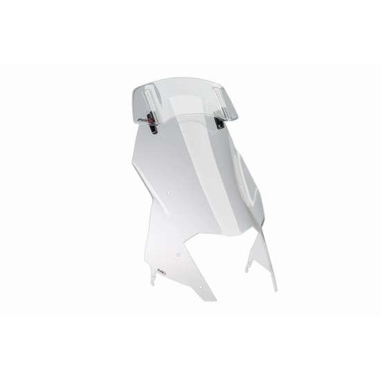 Touring ζελατίνα με γείσο, διαφανές, PUIG 22516W YAMAHA: TENERE 700 2025-