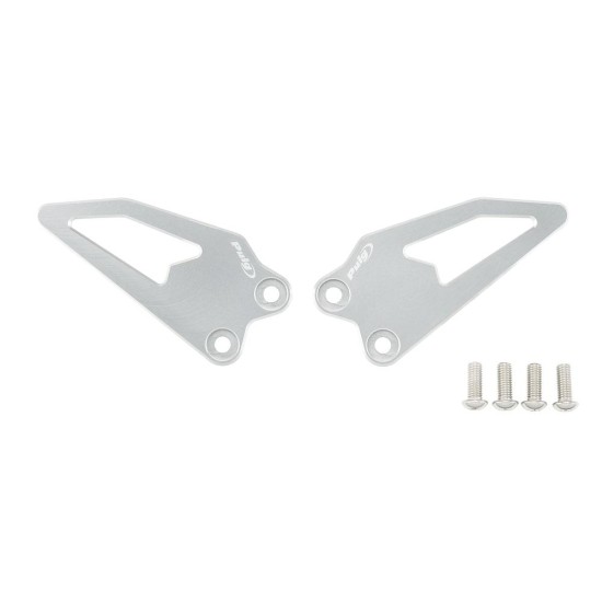Προστατευτικά φτέρνας αναβάτη Silver PUIG 22650P YAMAHA: YZF-R9 2025-