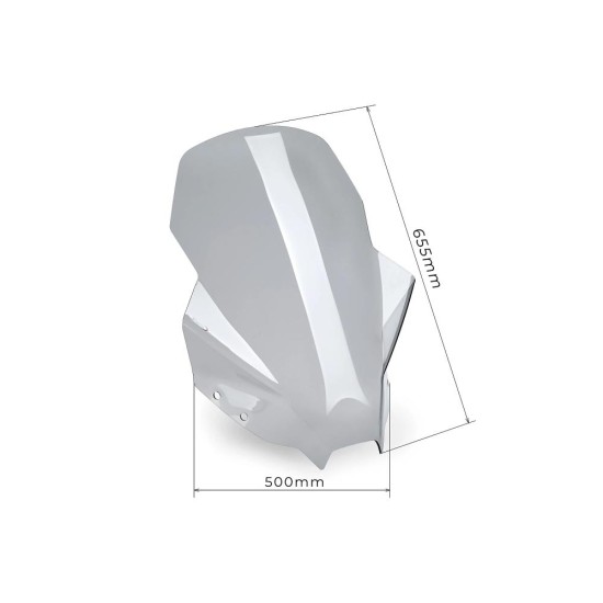 Ζελατίνα V-Tech Line Touring φιμέ PUIG 22697H KYMCO: SUPER DINK 125 GT 2025-, SUPER DINK 350 GT 2025- Ζελατίνα V-Tech Line Touring φιμέ PUIG 22697H KYMCO: SUPER DINK 125 GT 2025-, SUPER DINK 350 GT 2025-