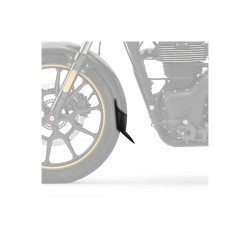 Επέκταση μπροστινού φτερού, μαύρη, PUIG 22980N ROYAL ENFIELD: METEOR 350 2021-
