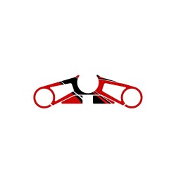 Προστατευτικό τιμονιού Radikal, κόκκινο, PUIG 3610R HONDA: CBR500R 2019-21