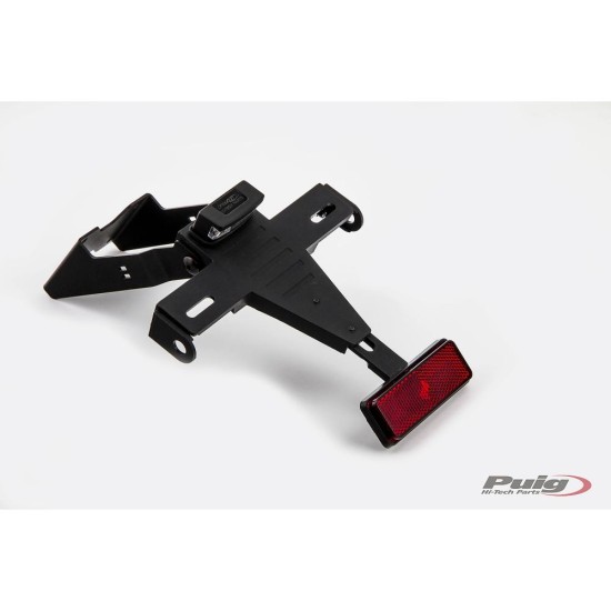 Βάσεις πινακίδων κυκλοφορίας PUIG, μαύρες 3620N YAMAHA: YZF-R125 2019- Βάσεις πινακίδων κυκλοφορίας PUIG, μαύρες 3620N YAMAHA: YZF-R125 2019-