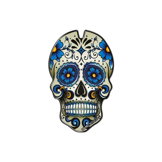Tank Pads στήθους «Skull» μπλε PUIG 3673A