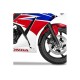 Επέκταση μπροστινού φτερού, μαύρη, PUIG 3901N HONDA: CBR125R 2011-15, CBR250 RA 2011-15, CBR250R 2011-15