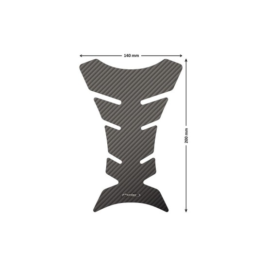 Tank Pads για μπλούζες αγώνων με Carbon Look PUIG 4051C Tank Pads για μπλούζες αγώνων με Carbon Look PUIG 4051C