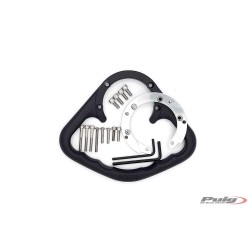 Βάσεις μαύρες PUIG 5148N APRILIA: RS 660 2021-, SHIVER 750 2007-16, SHIVER 900 2017-20, BMW: G310R 2016-20, MV AGUSTA: BRUTALE 800 2020-23, BRUTALE DRAGSTER 800 2014-23, F3 675 2012-20, TRIUMPH: DAYTONA 660 2025-, DAYTONA 675 2006-17, DAYTONA 955i 2004-06