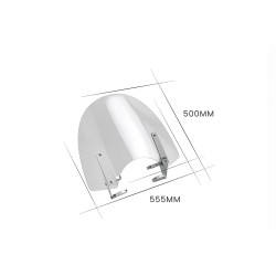 Ζελατίνα οδηγού Sunset Clear PUIG 5265W HONDA: VT1300CX 2010-12 Ζελατίνα οδηγού Sunset Clear PUIG 5265W HONDA: VT1300CX 2010-12