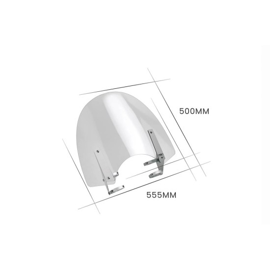 Ζελατίνα οδηγού Sunset Clear PUIG 5265W HONDA: VT1300CX 2010-12 Ζελατίνα οδηγού Sunset Clear PUIG 5265W HONDA: VT1300CX 2010-12