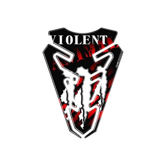 Violent Tank Pad Κόκκινο PUIG 5519R Violent Tank Pad Κόκκινο PUIG 5519R