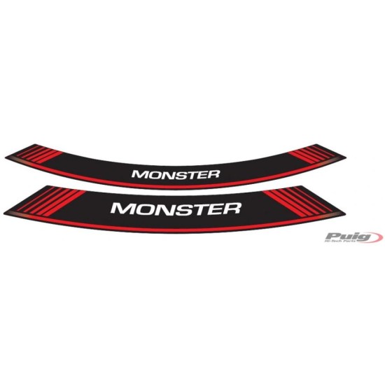 Εσωτερικά αυτοκόλλητα ζάντας Red PUIG 5527R DUCATI: MONSTER 1100 2009-13, MONSTER 1200 2014-20, MONSTER 696 2008-14 Εσωτερικά αυτοκόλλητα ζάντας Red PUIG 5527R DUCATI: MONSTER 1100 2009-13, MONSTER 1200 2014-20, MONSTER 696 2008-14