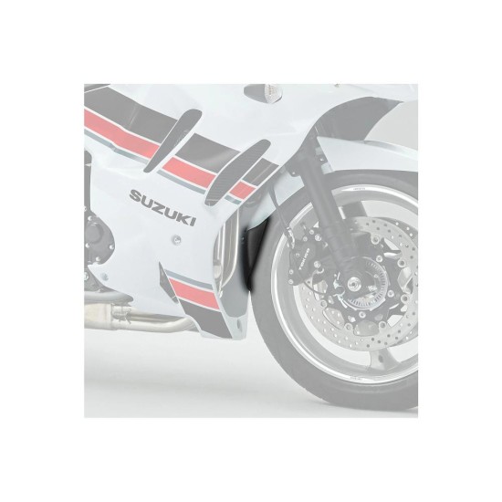 Επέκταση μπροστινού φτερού, μαύρη, PUIG 5790N SUZUKI: GSX1250F 2010-16, GSX650F 2008-16